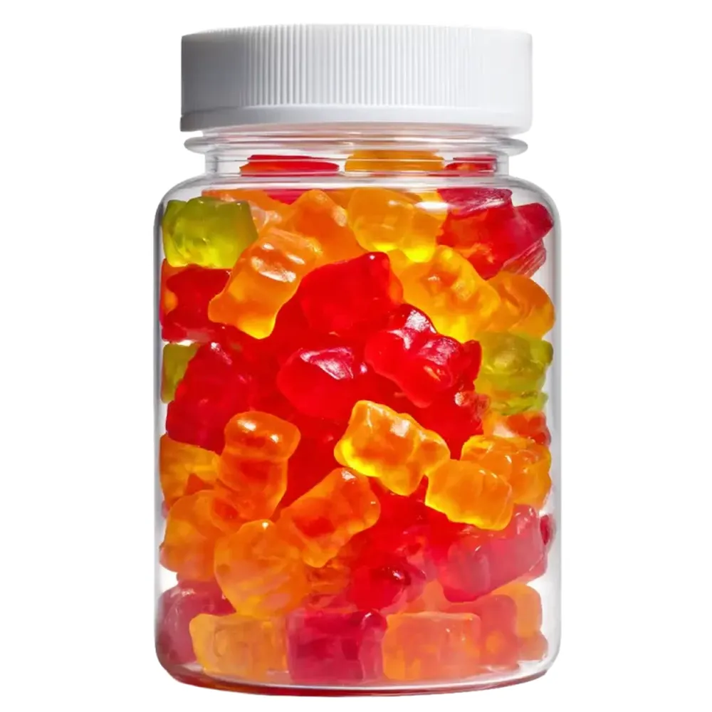 Bouteilles en plastique transparent