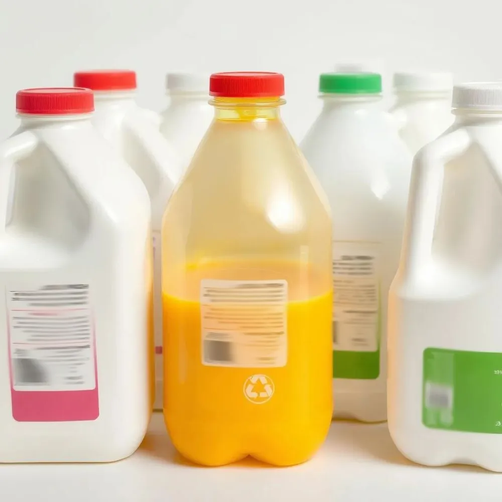 Garrafas de plástico HDPE